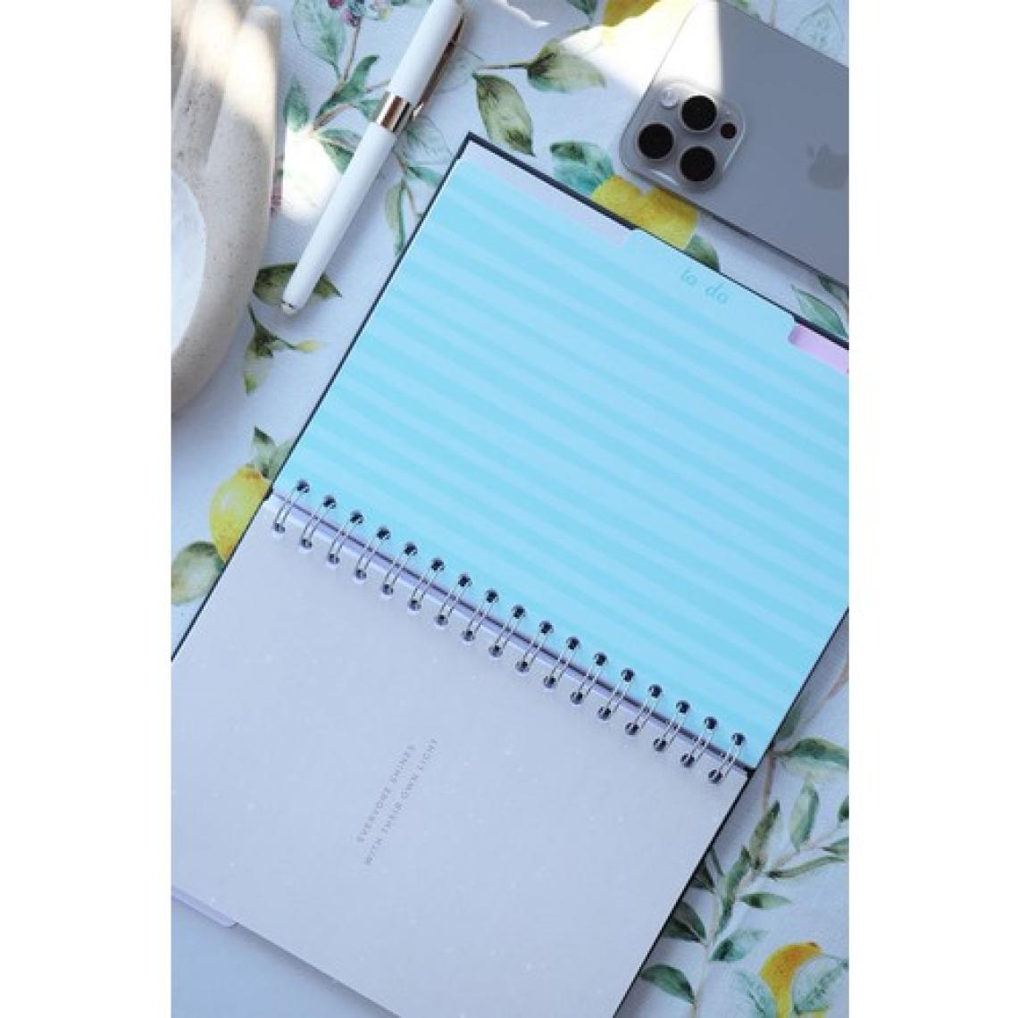 Victoria's Journals Retro Süresiz Planlayıcı Ajanda 17 x 24 cm Gizli Spiralli