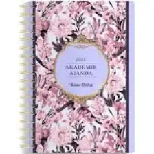 Victoria's Journals Spiralli Sert Kapak Akademik Ajanda 2024-2025 Lastikli 17X23 cm 100 Gram 192 Sayfa 124-1271