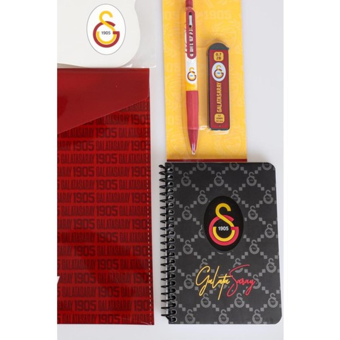 Galatasaray Yeni Sezon Lisanslı Galatasaray Çıtçıt Dosya Bloknot Yazı Tahtası Kumbara Uçlu Kalem ve Uç Seti
