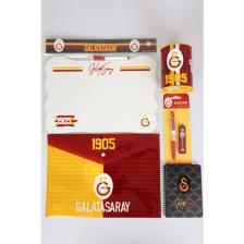 Galatasaray Yeni Sezon Lisanslı Galatasaray Çıtçıt Dosya Bloknot Yazı Tahtası Kumbara Uçlu Kalem ve Uç Seti