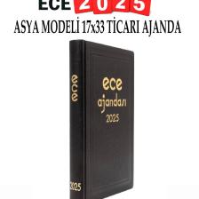 2025 Asya Ajandası 17x33 Ticari Ajanda Günlük
