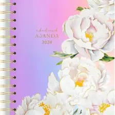 Victoria's Journals Spiralli Sert Kapak Akademik Ajanda 2024-2025 Lastikli 17X23 cm 100 Gram 192 Sayfa 124-1272
