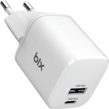 Bix SV35 Gan 33W USB-A SuperVOOC 2.0 + 35W PD Type-C Girişli Çift Bağlantı Noktalı, Oppo Reno 7/6/X3/Find X5/Find N/K10 Pro/A96, Realme GT/GT2/GT NEO/Q3/Q5, Samsung ve Daha Fazla ile Uyumlu
