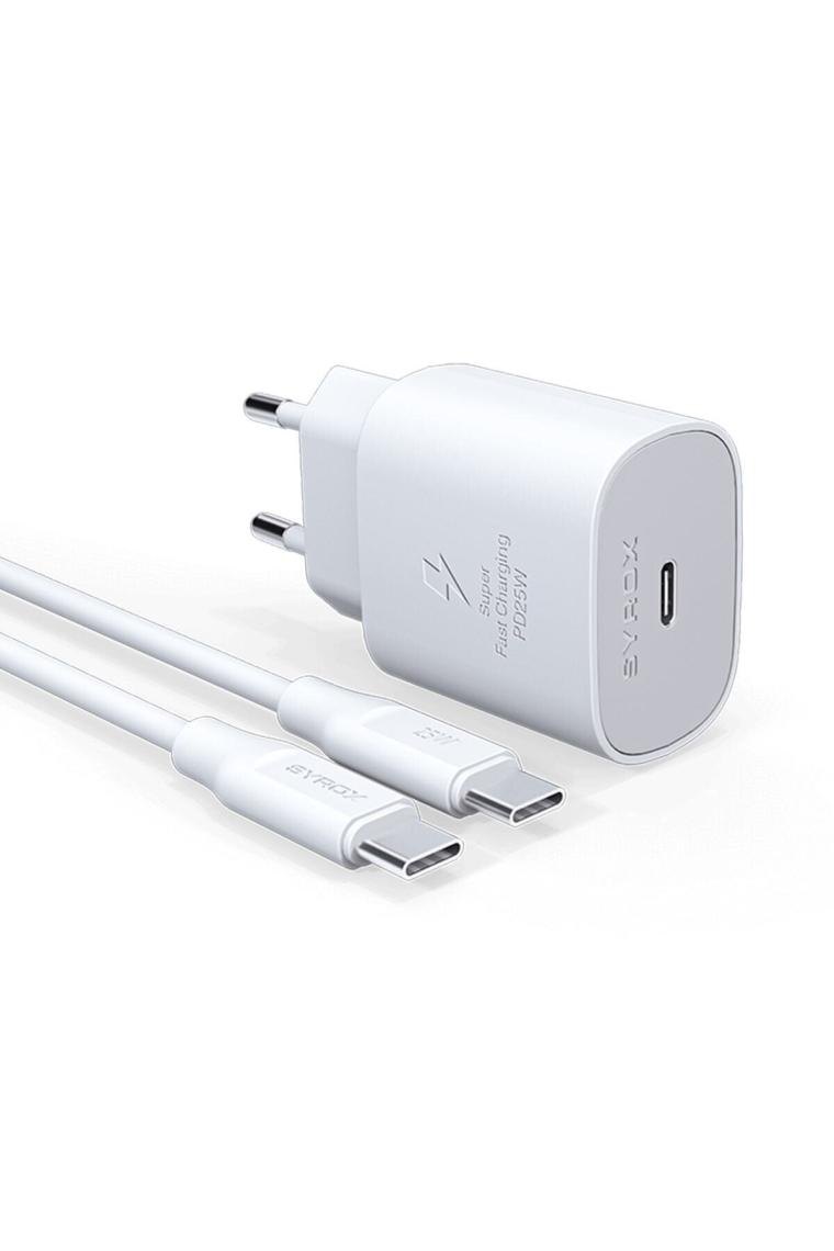 Pd25t Hızlı Şarj Type-c Başlık Giriş | Type-c Kablolu 25w 3.0 Amper Pd Ev Şarj Aleti