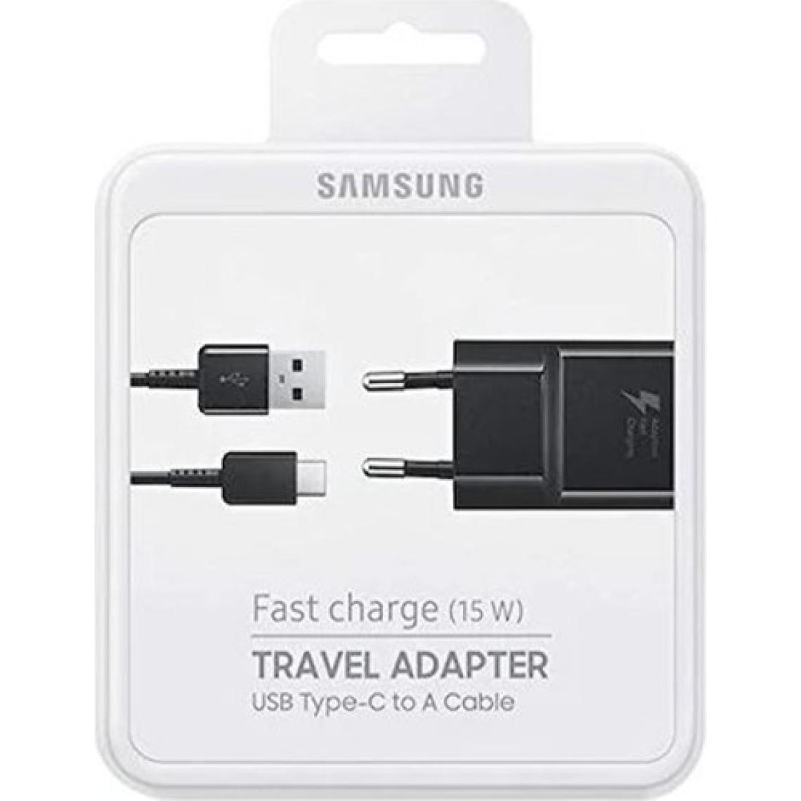 Samsung EP-TA20EBECGTR Type-C Kablolu Hızlı Seyahat Şarj Aleti Siyah