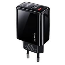 Us-cc133 T40 20w Qc3.0+pd Type-c+usb Dijital Göstergeli Hızlı Şarj Başlığı
