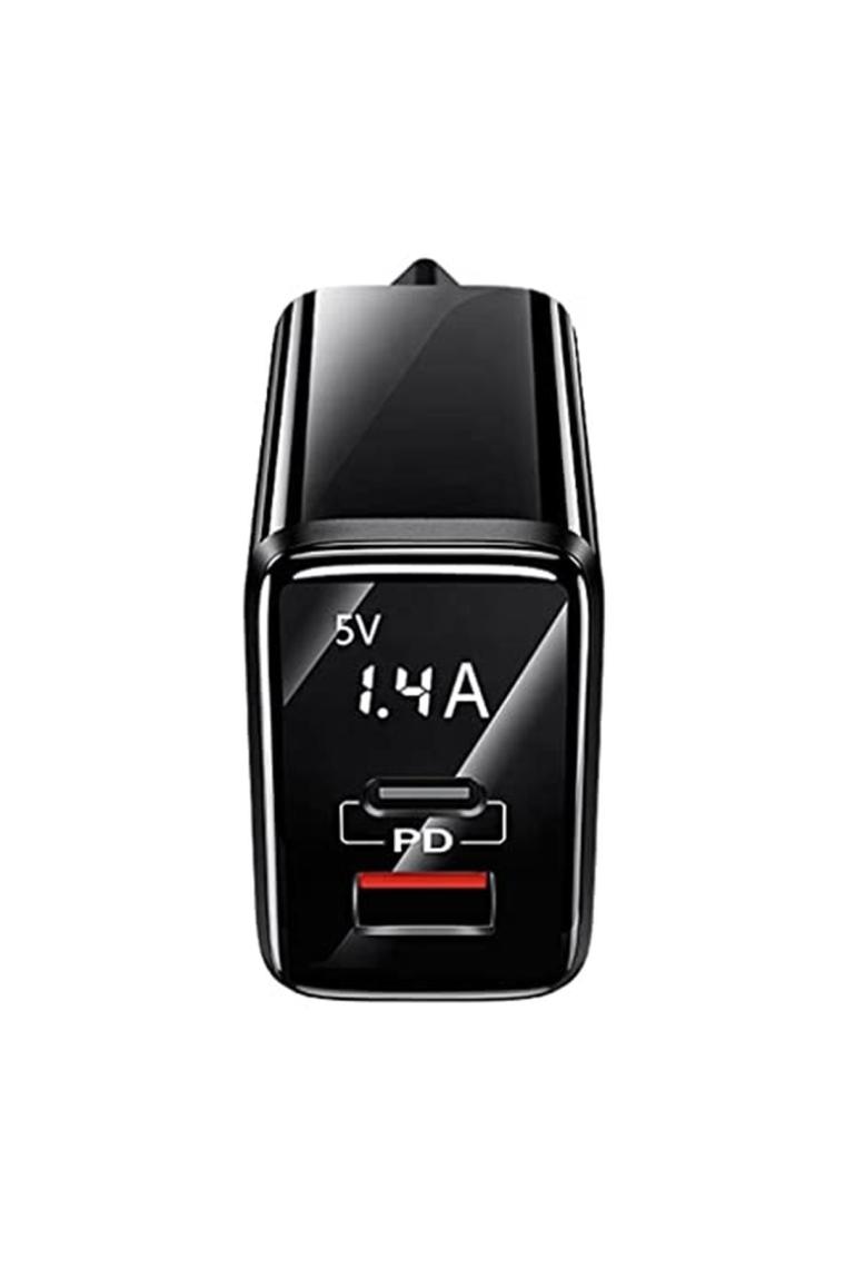 Us-cc133 T40 20w Qc3.0+pd Type-c+usb Dijital Göstergeli Hızlı Şarj Başlığı