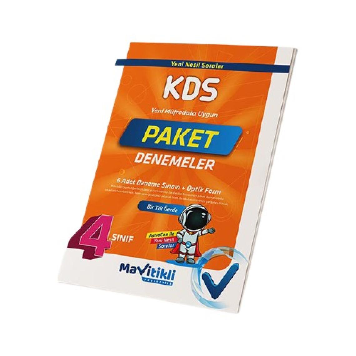 Mavitikli Yayıncılık 4. Sınıf Kds Paket Deneme (6 Farklı Deneme)