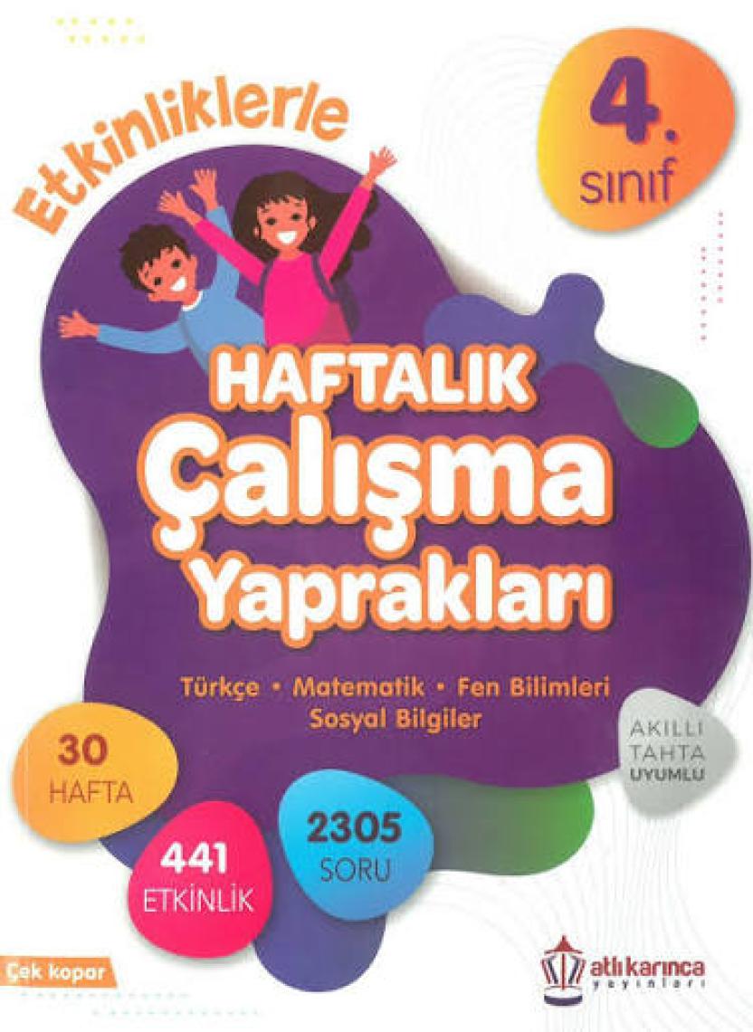 Atlı Karınca 4.Sınıf Etkinliklerle Haftalık