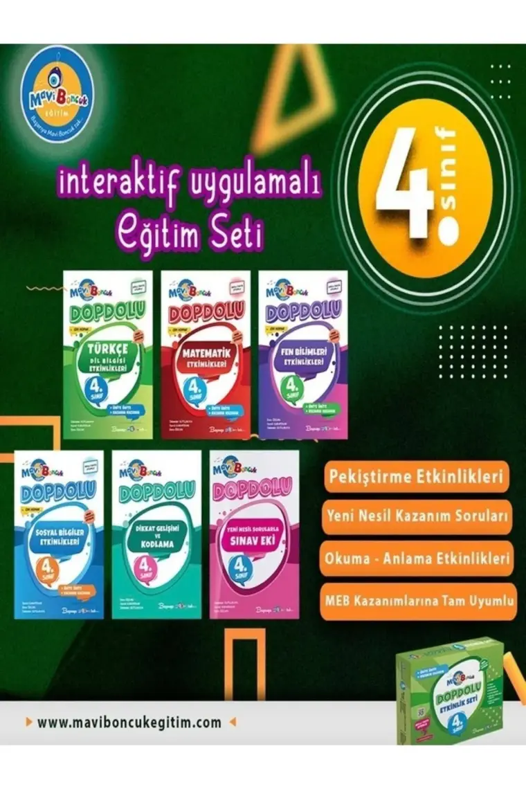 Evrensel Iletişim Yayınları Dopdolu Eğitim Seti 4. Sınıf