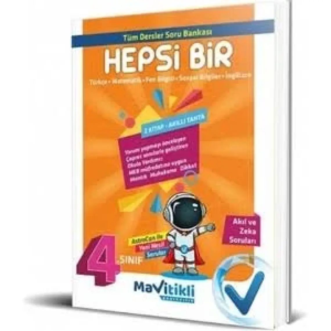 Mavitikli Çocuk 4.sınıf Tüm Dersler Soru Bankası "hepsi Bir"