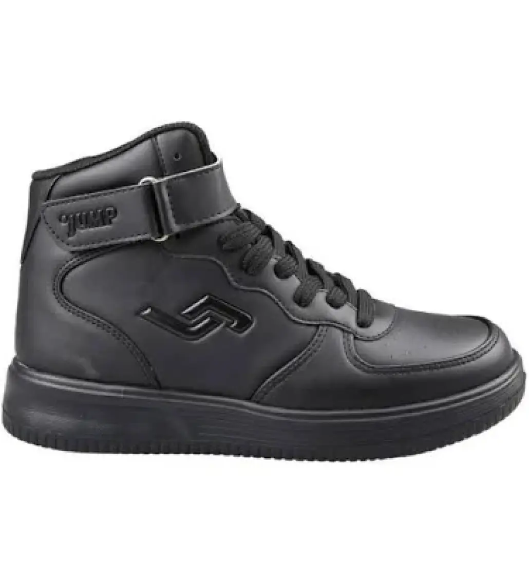 Jump 16309 Yüksek Bilekli Siyah Erkek Sneaker Günlük Spor Ayakkabı