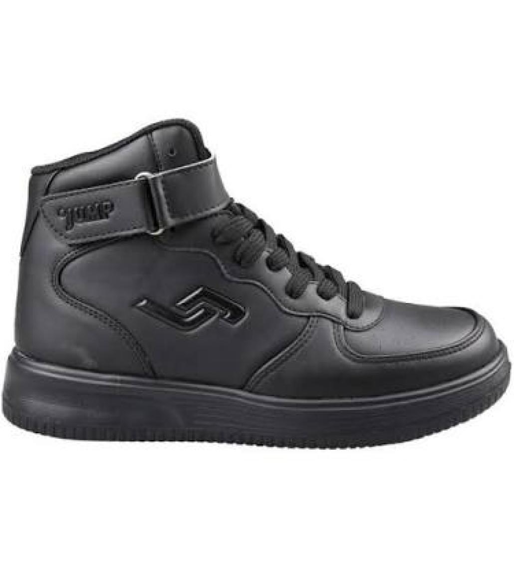 Jump 16309 Yüksek Bilekli Siyah Erkek Sneaker Günlük Spor Ayakkabı