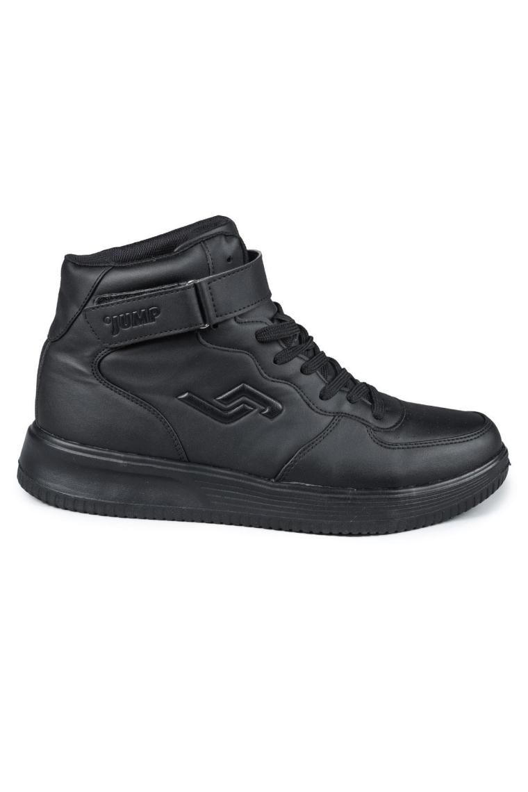 Jump 16309 Yüksek Bilekli Siyah Erkek Sneaker Günlük Spor Ayakkabı