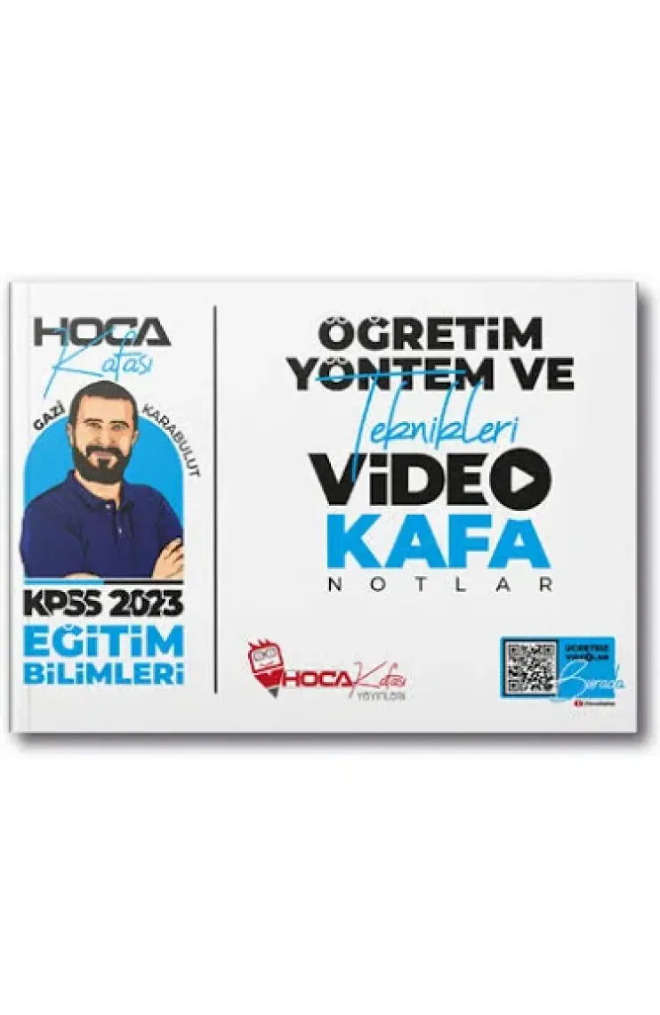 Hoca Kafası Yayınları 2022 Öğretim Yöntem ve Teknikleri Video Kafa Notlar