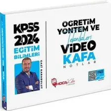 Hoca Kafası Yayınları 2022 Öğretim Yöntem ve Teknikleri Video Kafa Notlar