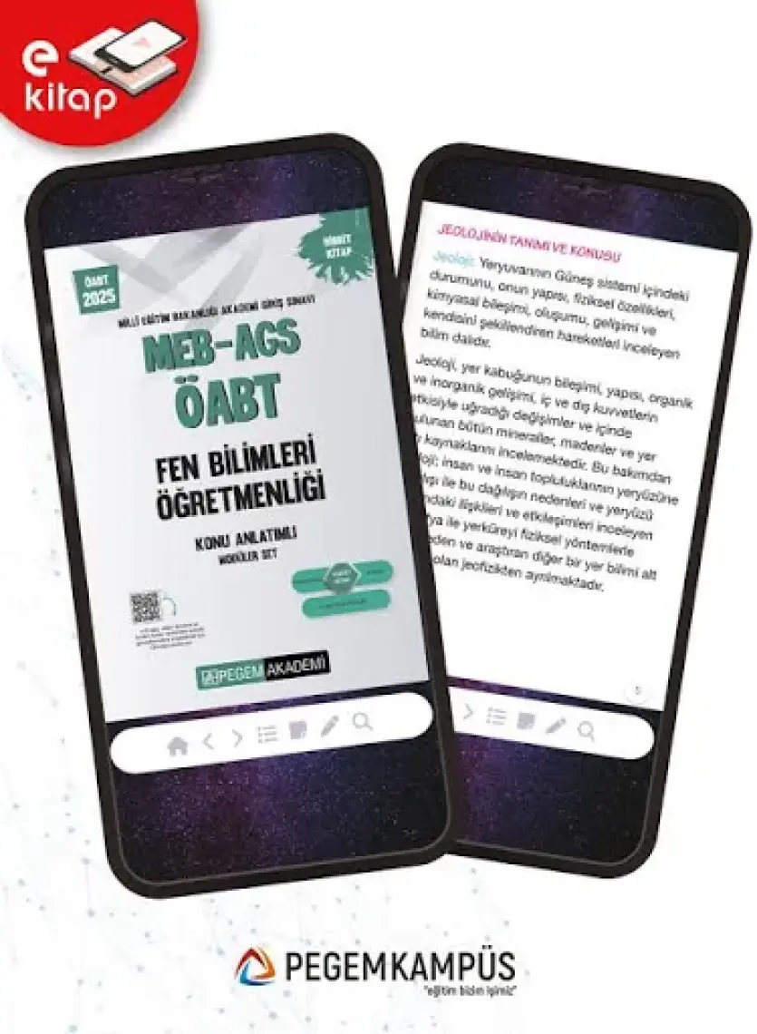 2025 MEB-AGS-ÖABT Fen ve Teknolojii Öğretmenliği Konu Anlatımlı M