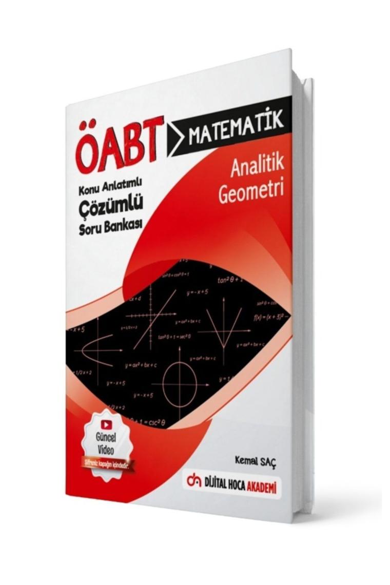 Dijital Hoca Akademi ÖABT Matematik Öğretmenliği Analitik Geometri Konu Anlatımlı Soru Bankası