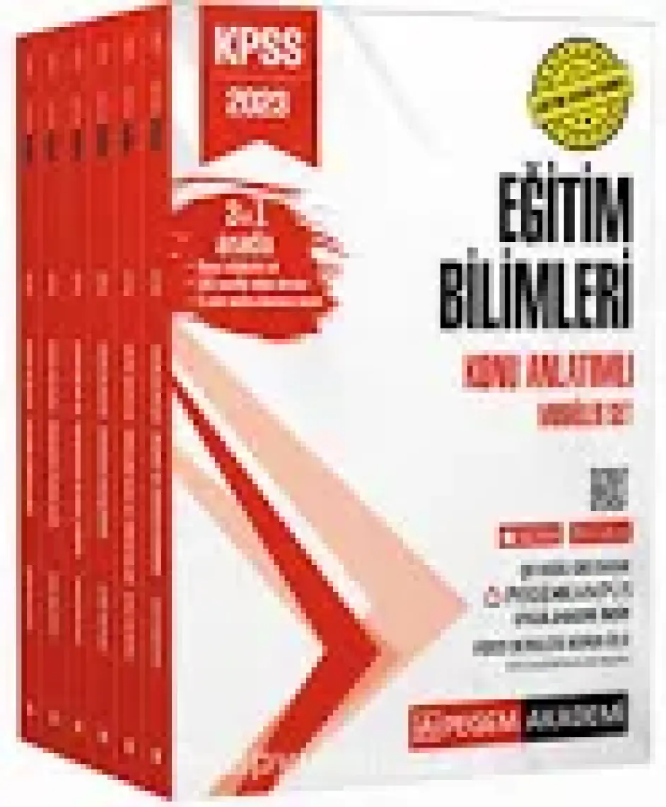 Pegem Akademi Yayıncılık KPSS 2023 Eğitim Bilimleri Konu Anlatımlı Modüler Seti (6 Kitap Takım)