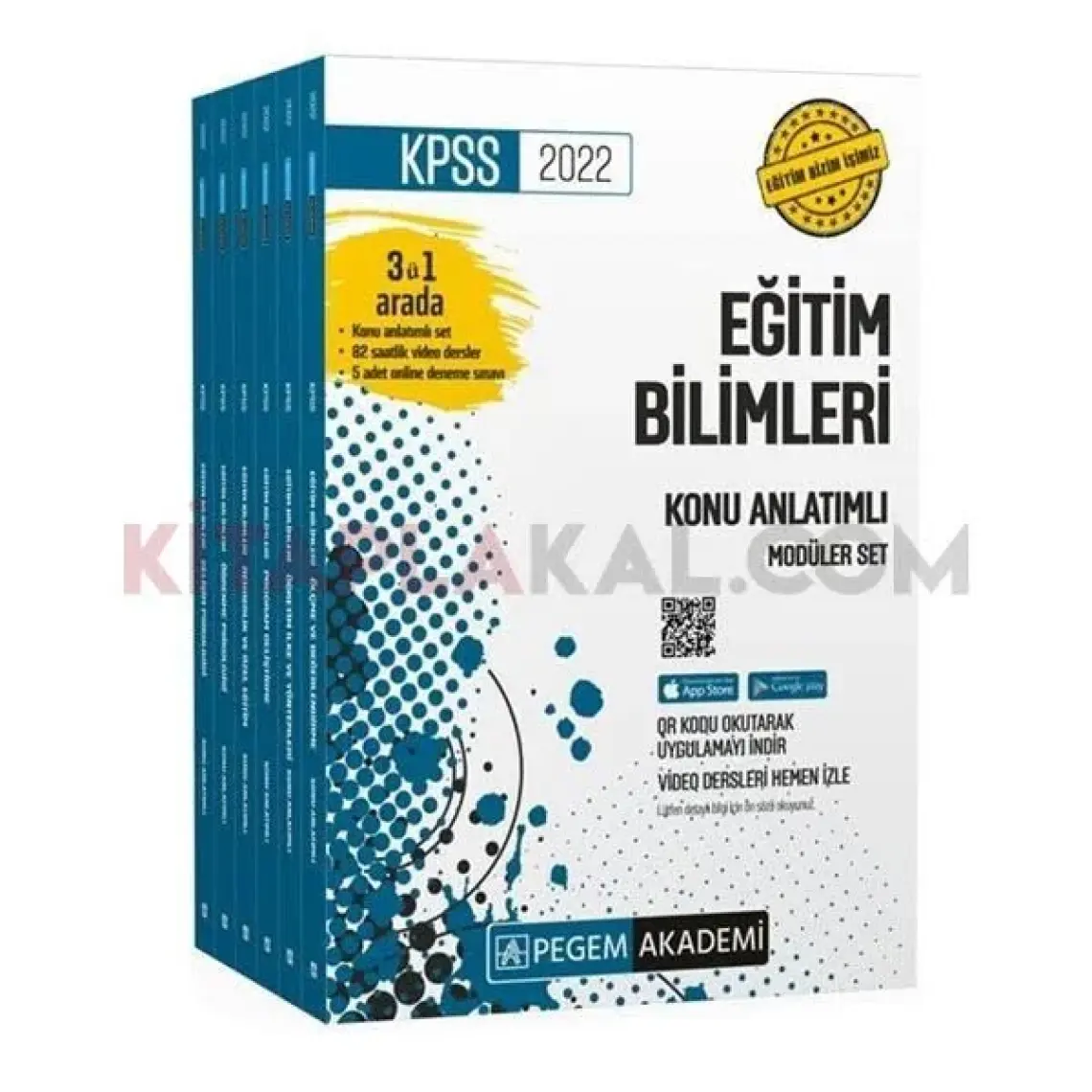 Pegem Akademi Yayıncılık KPSS 2023 Eğitim Bilimleri Konu Anlatımlı Modüler Seti (6 Kitap Takım)