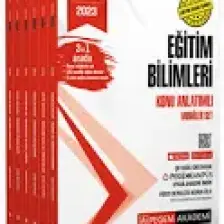Pegem Akademi Yayıncılık KPSS 2023 Eğitim Bilimleri Konu Anlatımlı Modüler Seti (6 Kitap Takım)