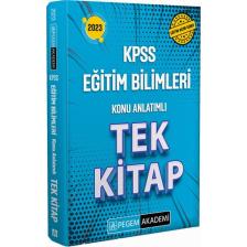 Pegem Akademi Yayıncılık KPSS 2023 Eğitim Bilimleri Konu Anlatımlı Tek Kitap
