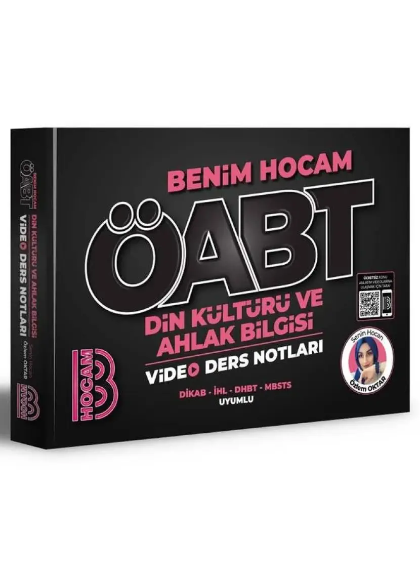 Benim Hocam Yayınları ÖABT 2023 Din Kültürü ve Ahlak Bilgisi Öğretmenliği Video Ders Notları