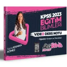 Hocawebde Yayınları KPSS 2023 Eğitim Bilimleri Öğretim Yöntem Ve Teknikleri Video Ders Notları