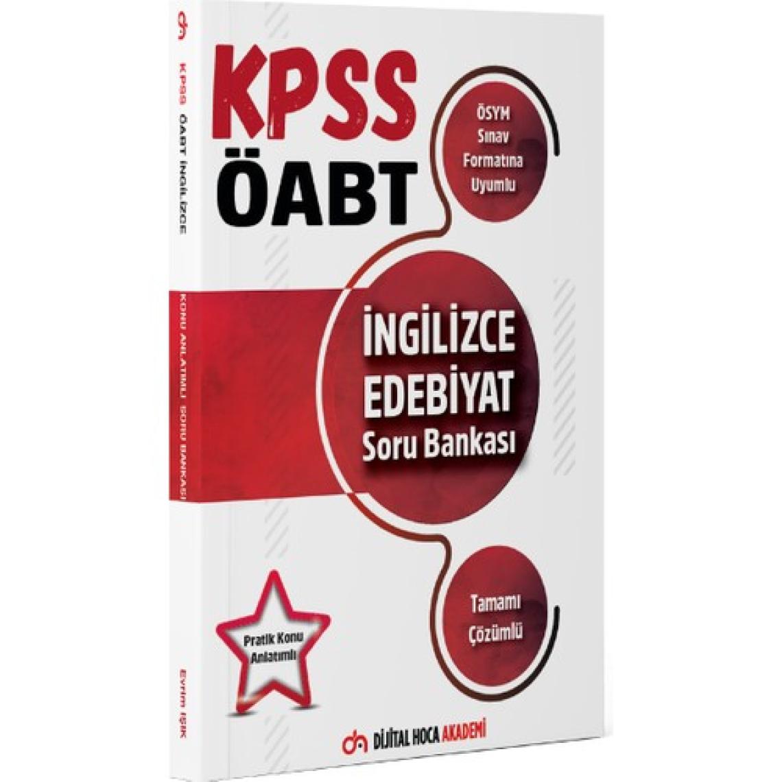 Dijital Hoca Akademi Öabt Ingilizce Öğretmenliği Edebiyat Pratik Konu Anlatımlı Tamamı Çözümlü Soru Bankası