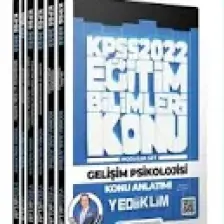 Yediiklim Yayınları KPSS 2022 Eğitim Bilimleri Konu Anlatımlı Modüler Set