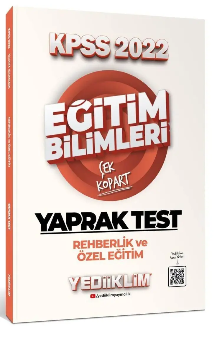 Yediiklim Yayınları KPSS 2022 Eğitim Bilimleri Konu Anlatımlı Modüler Set