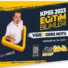 Hocawebde Yayınları KPSS 2023 Eğitim Bilimleri Rehberlik Ve Özel Eğitim Video Ders Notları