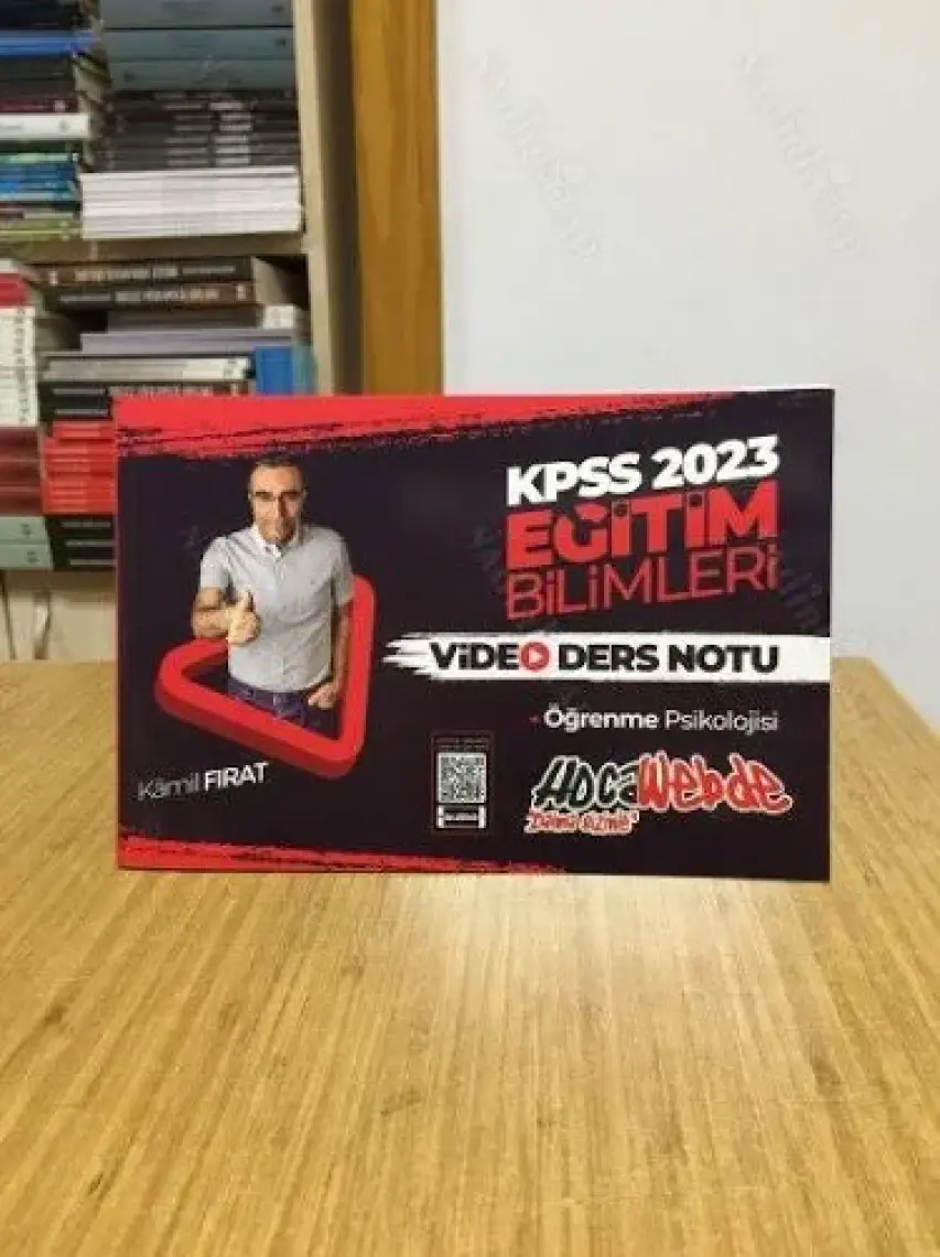 Hocawebde Yayınları KPSS 2023 Eğitim Bilimleri Öğrenme Psikolojisi Video Ders Notları