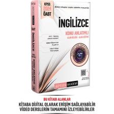 Pegem Akademi Yayıncılık KPSS 2024 ÖABT İngilizce Konu Anlatımlı