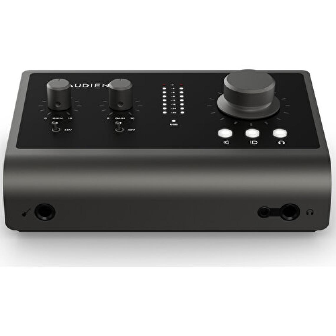 Audient İD14 Mkıı Yüksek Kalite Usb-C Ses Kartı: 10-Giriş/6-Çıkış 24BIT/96KHZ Burr Brown Ad/da Çeviriciler + 2x Class-A Audient Konsol Mikrofon Preamp + Jfet Dı + 8-Kanal Adat Girişi