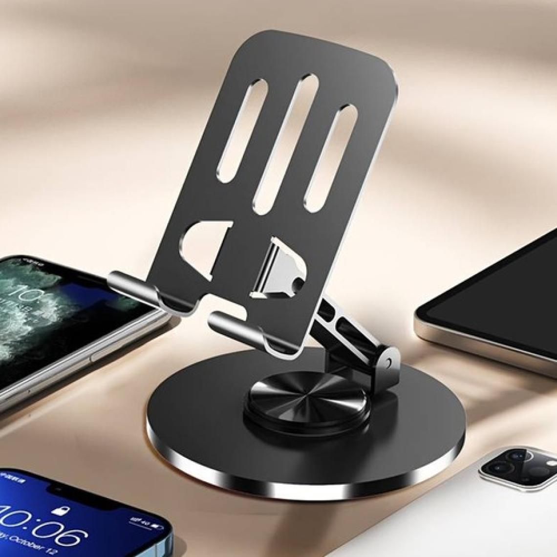 The Wlue Katlanabilir ve Ayarlanabilir Metal Telefon Tutucu Stand 360 Dönebilen Tablet Standı