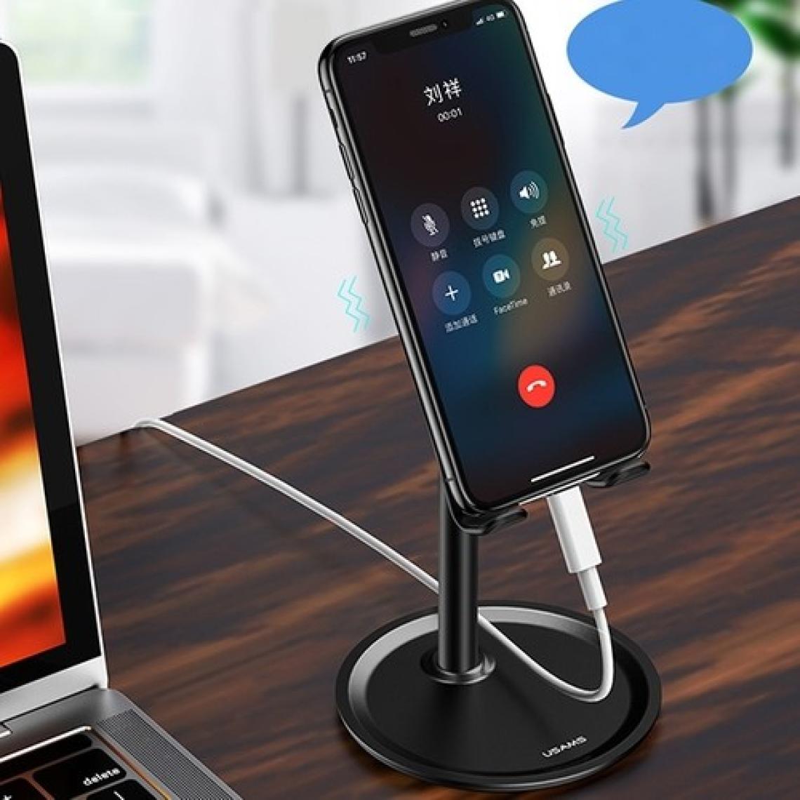 Ally Usams Portatif Universal Masaüstü Telefon Tablet Standı US-ZJ048 - Siyah