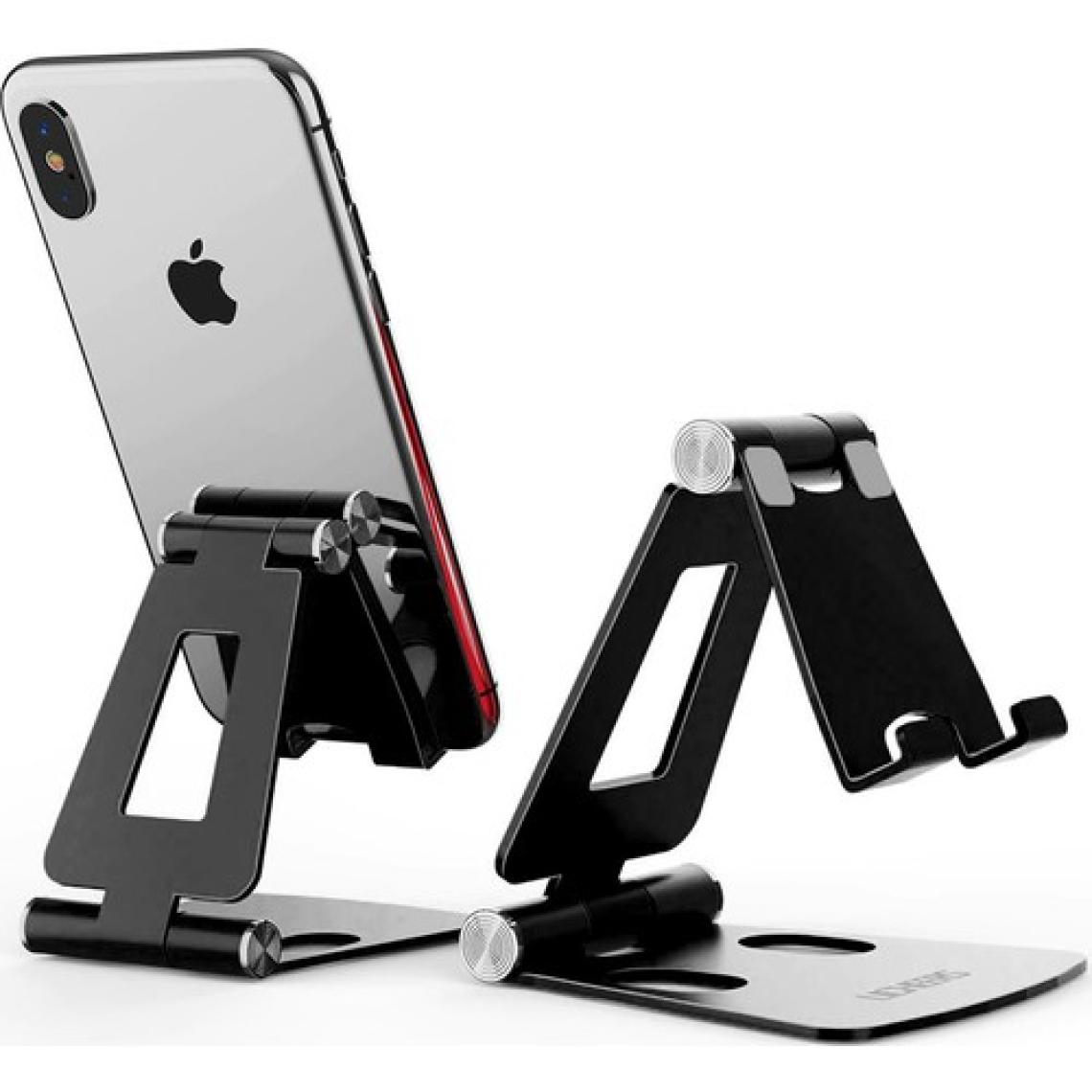 The Wlue Masaüstü Metal Tablet ve Telefon Tutucu Stand Katlanabilir 270° Hareketli Siyah