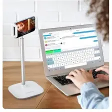 Ugreen Ayarlanabilir Masaüstü Cep Telefonu Standı Beyaz