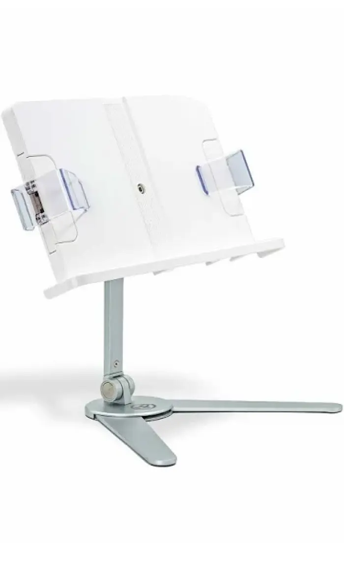 Npo STD007 Okuma Açısı Ayarlı Koruma Kıskkaçlı Alüminyum&abs Kitap/tablet/dergi Standı Modern Rahle