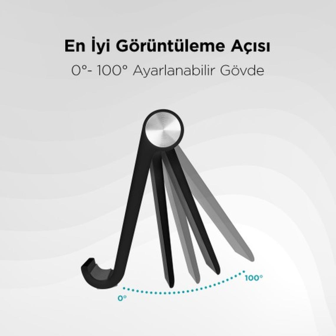 Ttec CH02 Telefon-Tablet Standı Siyah