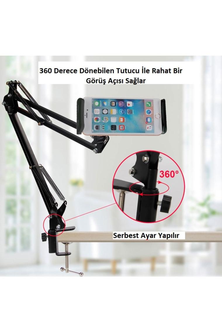 Masa Tablet Telefon Tutucu Tutacağı Youtuber Twitch Yayın Zm-38b