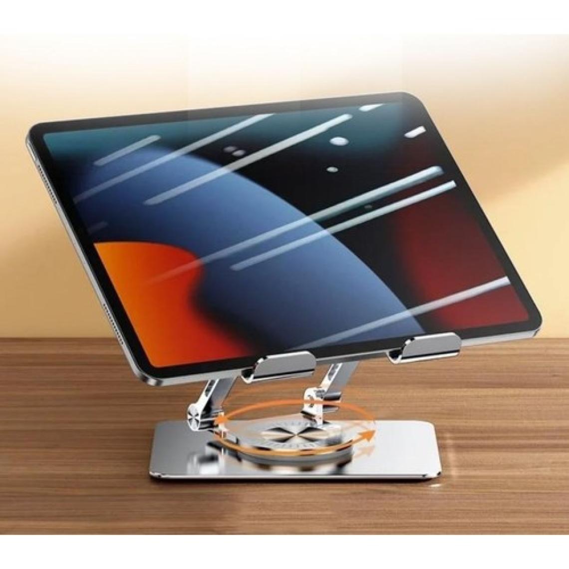 Elser Ticaret 360 Derece Dönebilen Yükseltilmiş Masaüstü Ayarlanabilir  Metal Tablet Standı