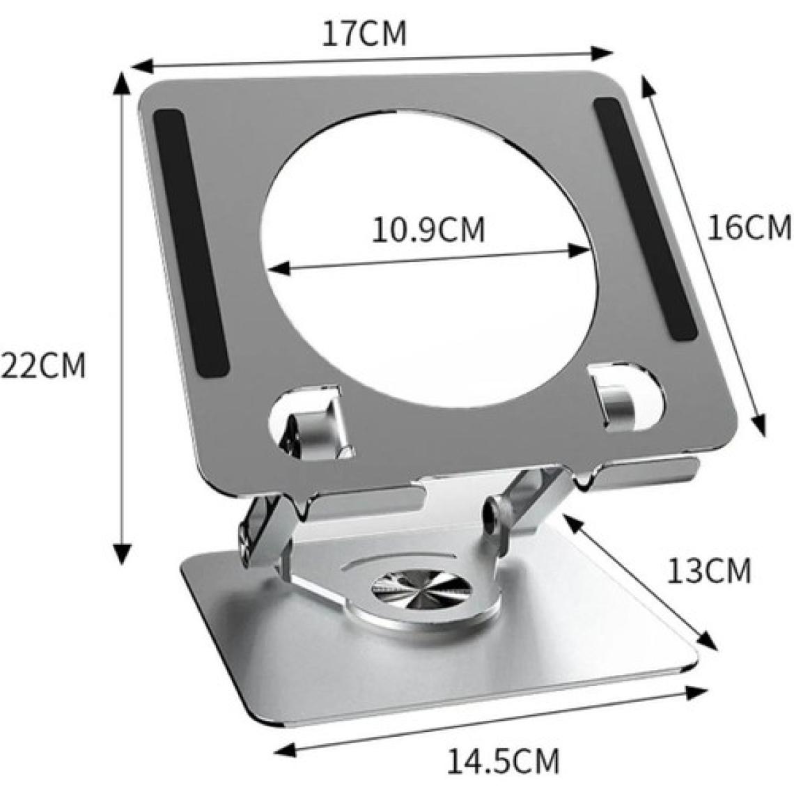 Elser Ticaret 360 Derece Dönebilen Yükseltilmiş Masaüstü Ayarlanabilir  Metal Tablet Standı