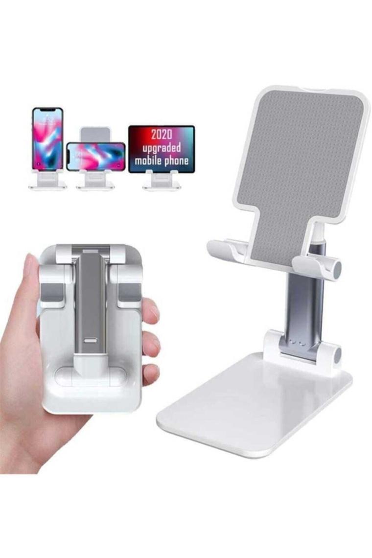 Asfal Iki Kademeli Ayarlanabilir Katlanabilir Tablet ve Telefon Tutucu Stand