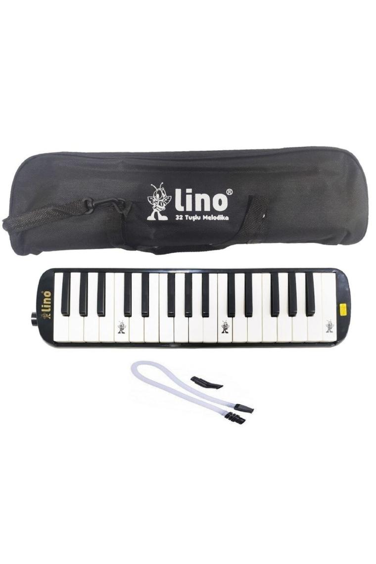 Lino LN-32 Çantalı Siyah 32 Tuşlu Melodika