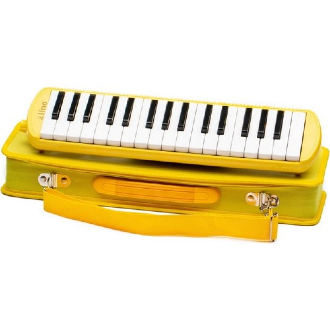 Lino LN-32 Çantalı Pastel Sarı 32 Tuşlu Melodika