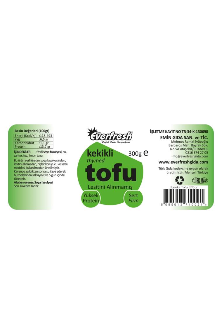 Kekikli Tofu 300 g