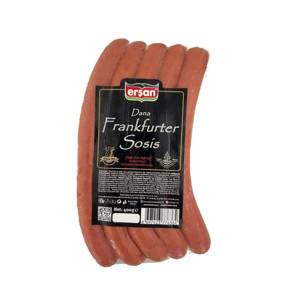 Erşan Dana Frankfurter Sosis 400 gr