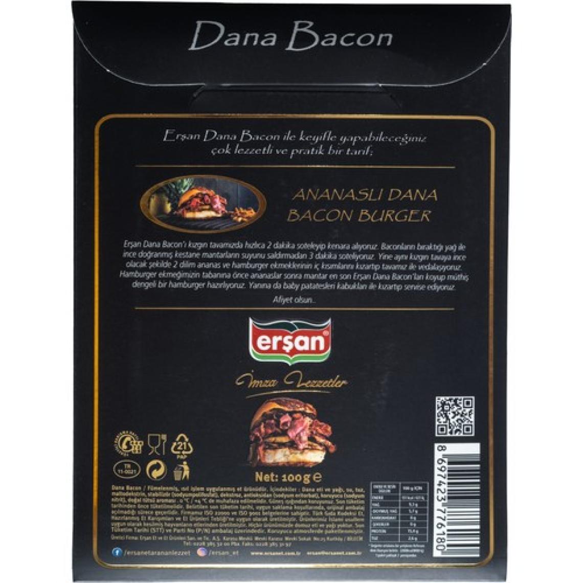 Erşan Dana Bacon 100 gr